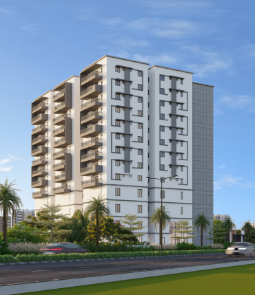 West Facing View Of 2 and 3BHK Apartments in Bachupally